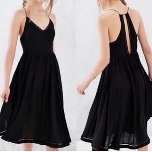 Urban Outfitters Cooperative Black Midi Flowy Dress Size 6